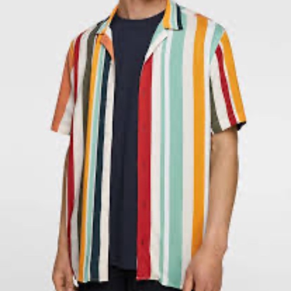 Zara relaxed-fit Multicolored shirt - M - Picture 2 of 5